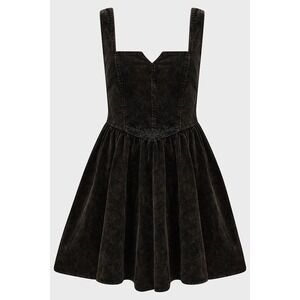 Killstar elderroot mini dress brown